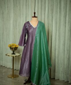 Embroidered Silk Festive Kurti