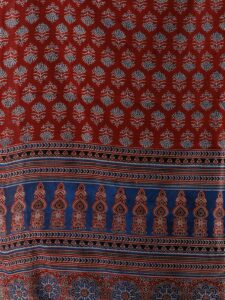 Geometric Block Print Rayon Kurti